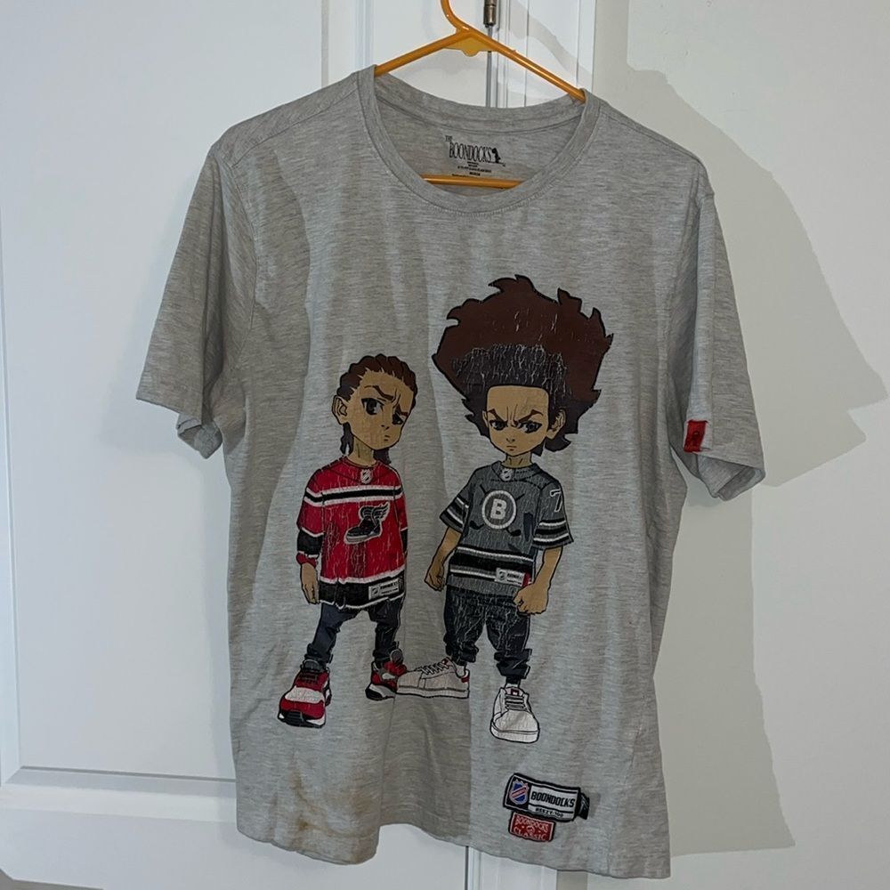 Worn The Boondocks Reezy-100 NHL Hockey Boys In style T-Shirt Mens M Collector